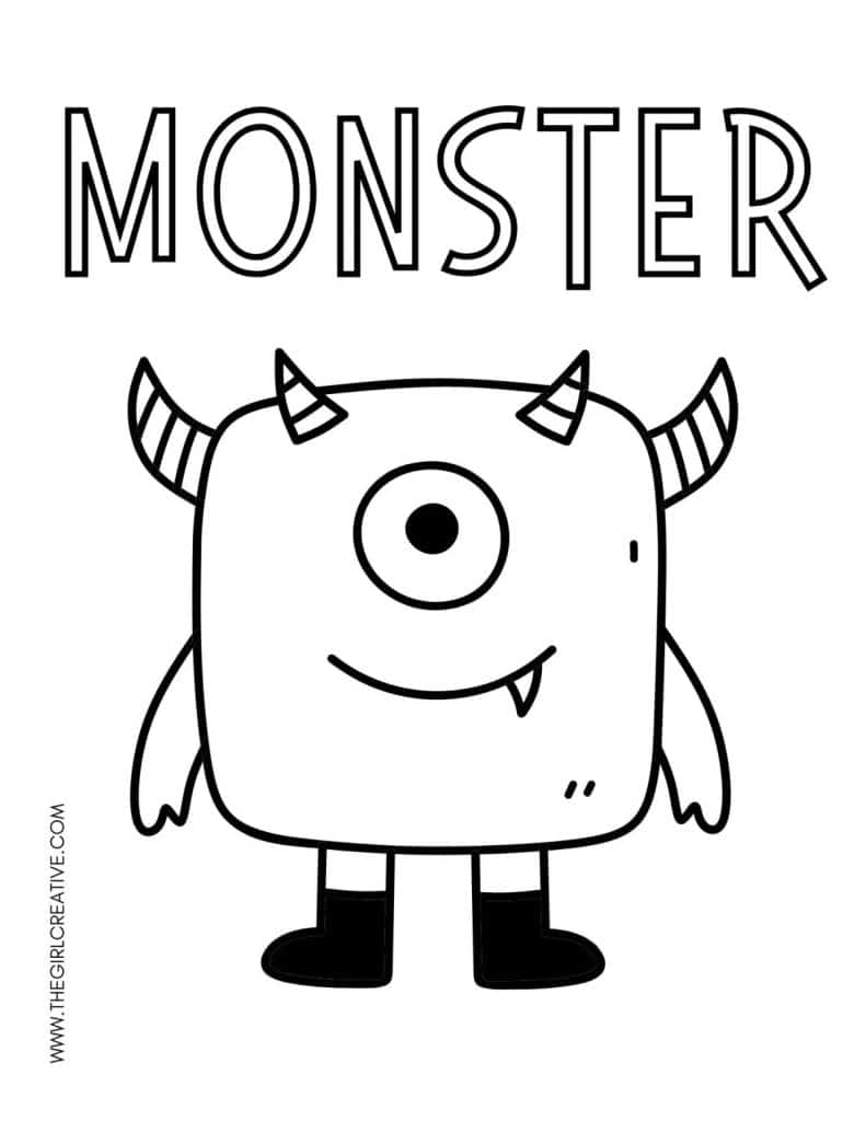 199+ Monsters Coloring Pages 55