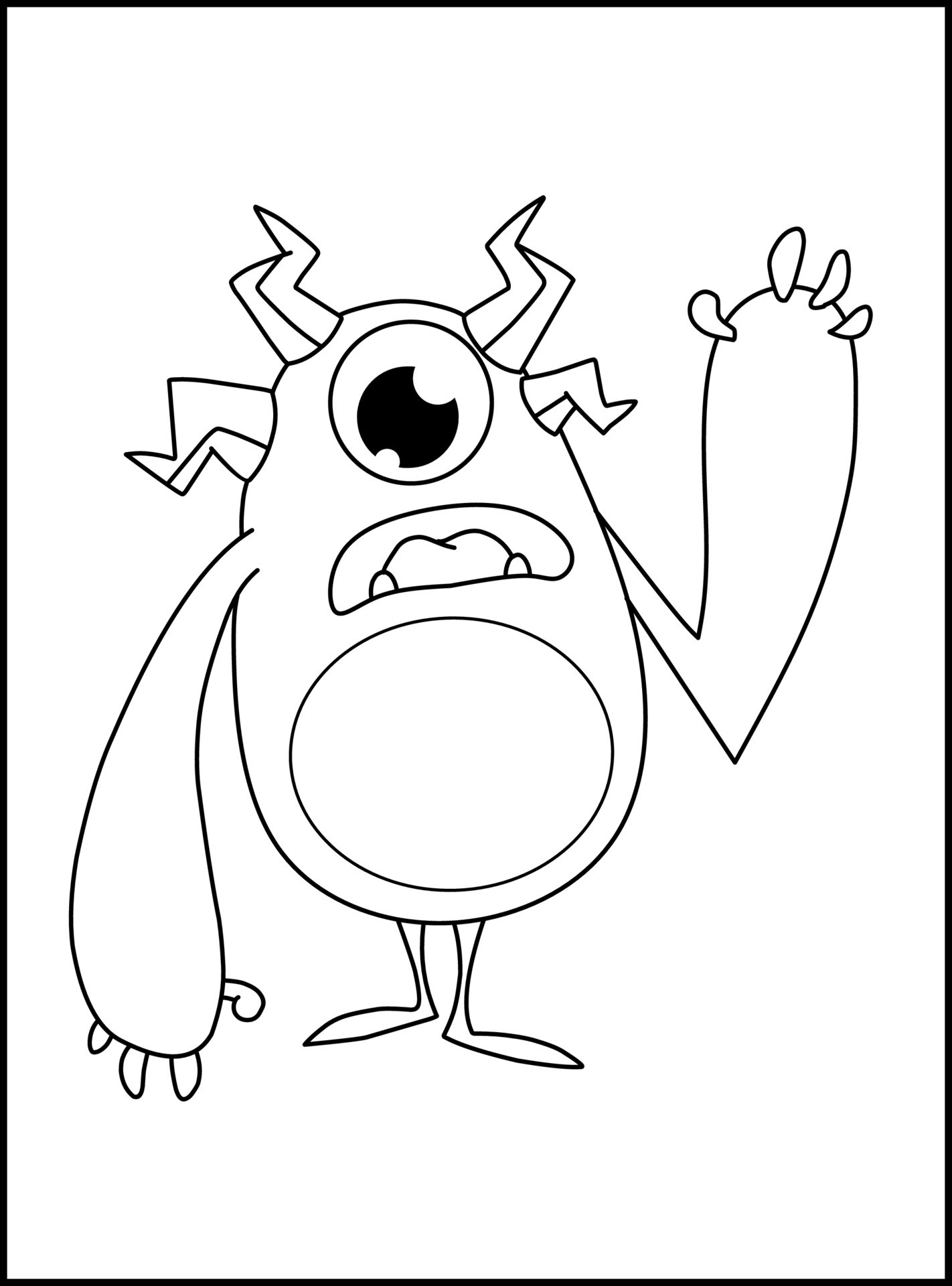 199+ Monsters Coloring Pages 57