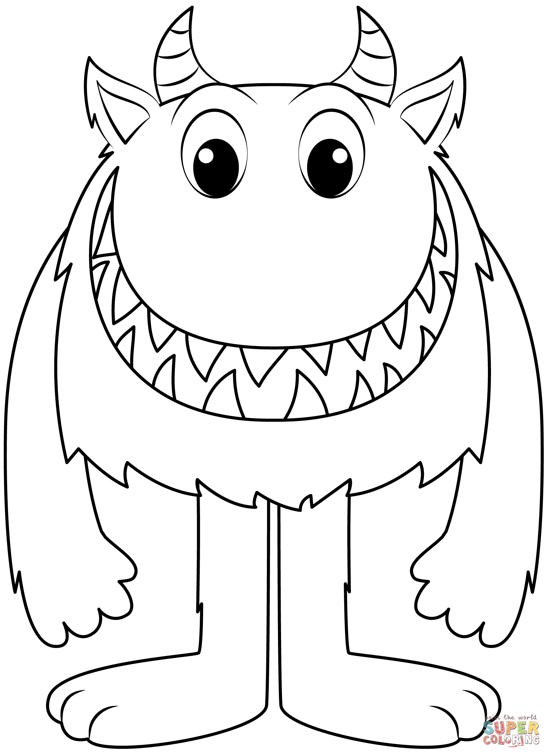 199+ Monsters Coloring Pages 65