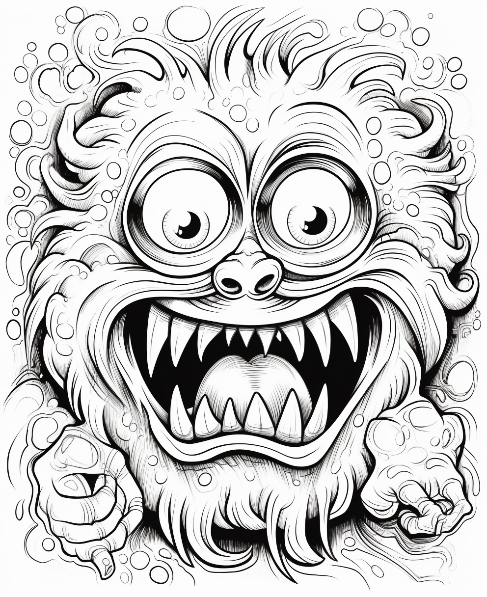 199+ Monsters Coloring Pages 72