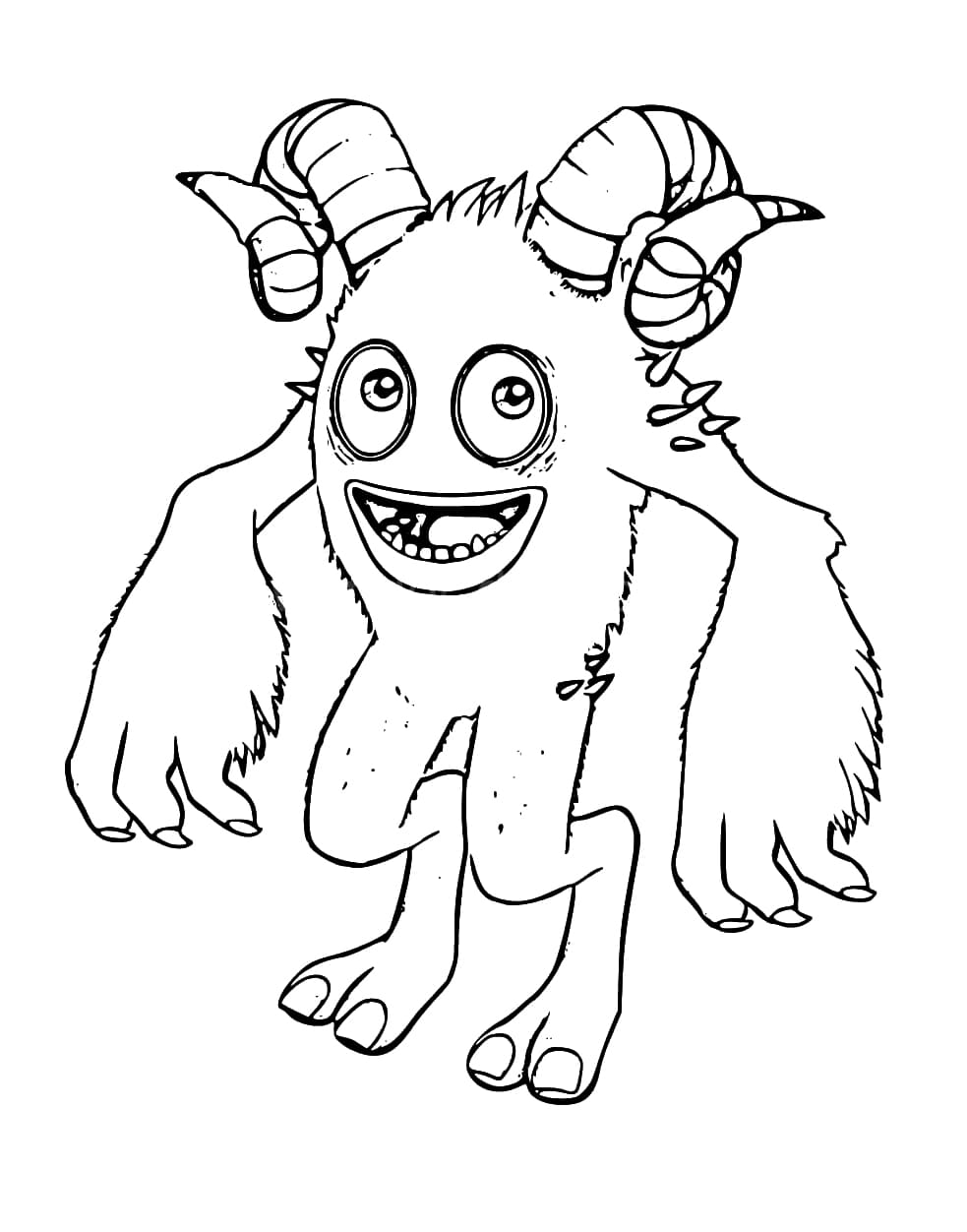 199+ Monsters Coloring Pages 75