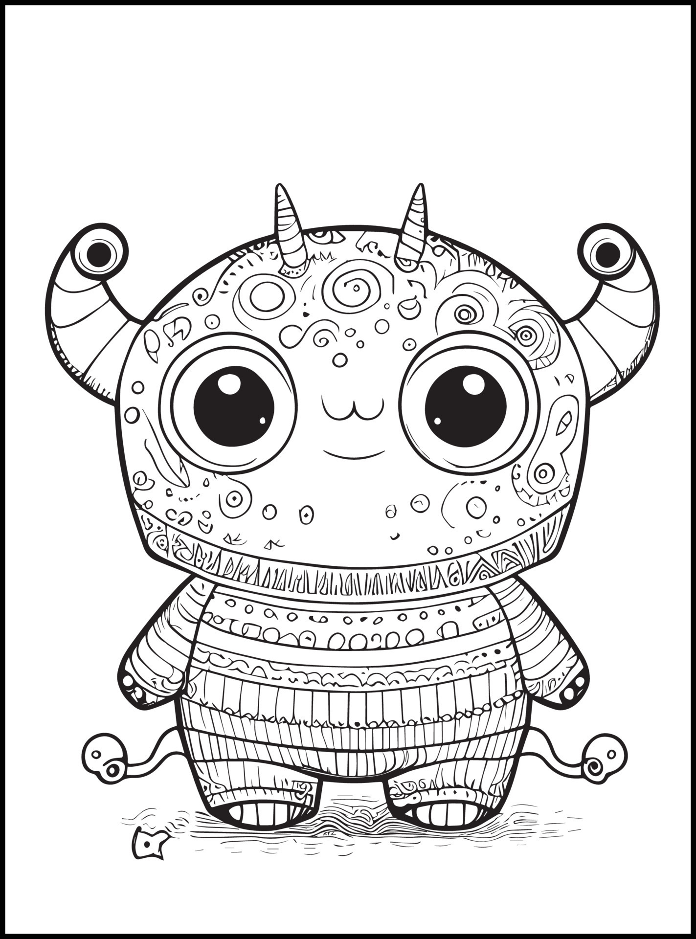 199+ Monsters Coloring Pages 78