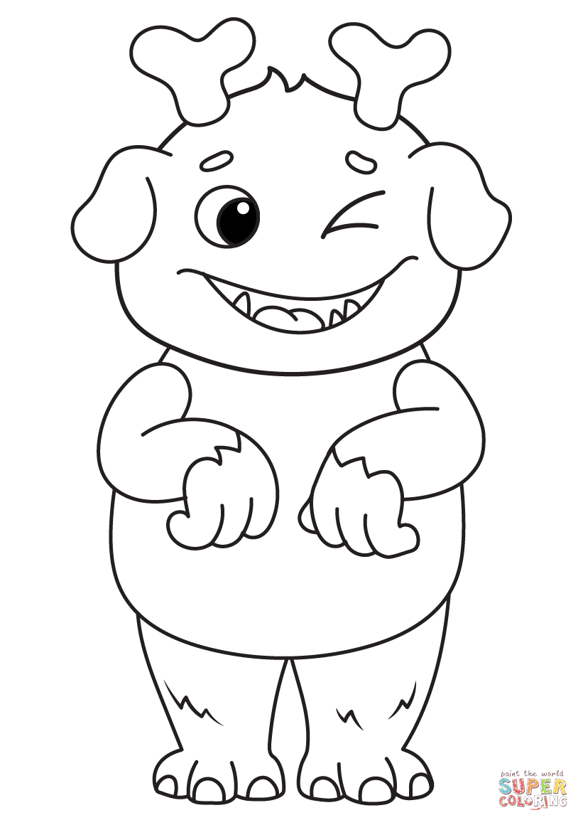 199+ Monsters Coloring Pages 79