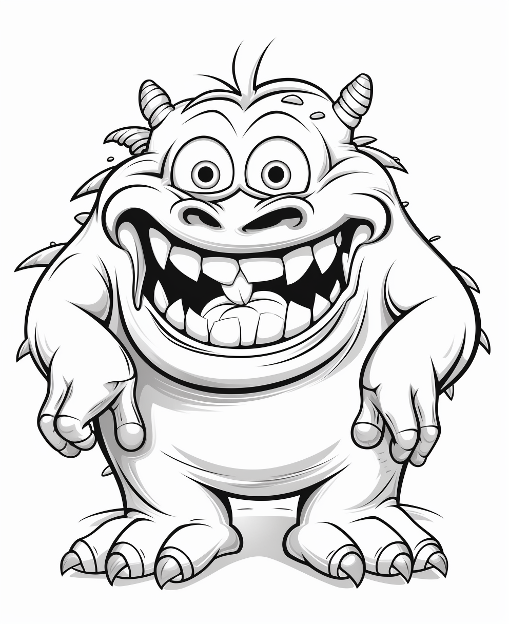 199+ Monsters Coloring Pages 86