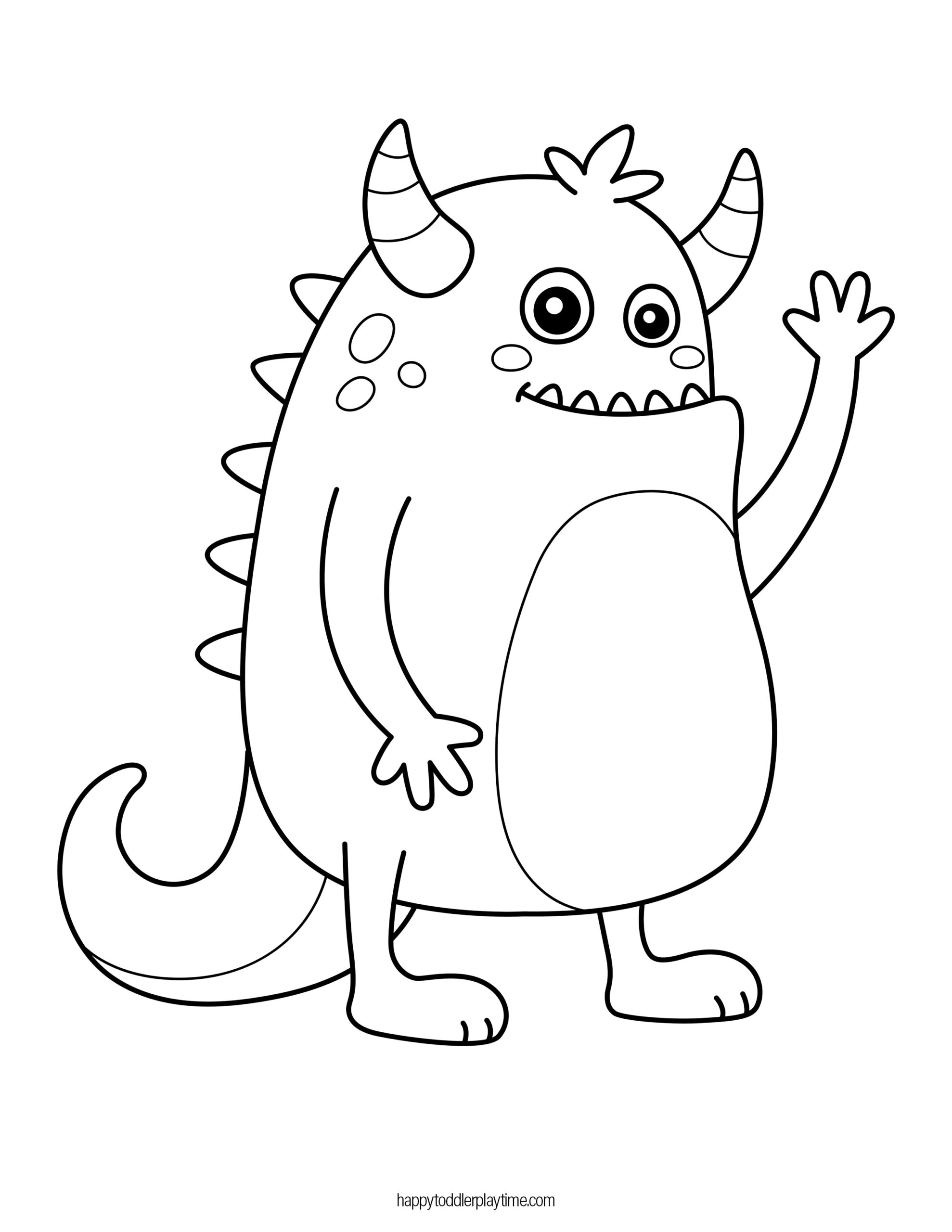 199+ Monsters Coloring Pages 9