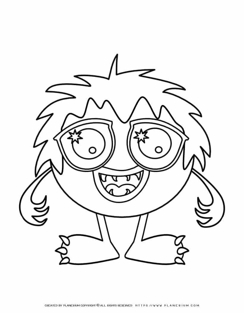 199+ Monsters Coloring Pages 91