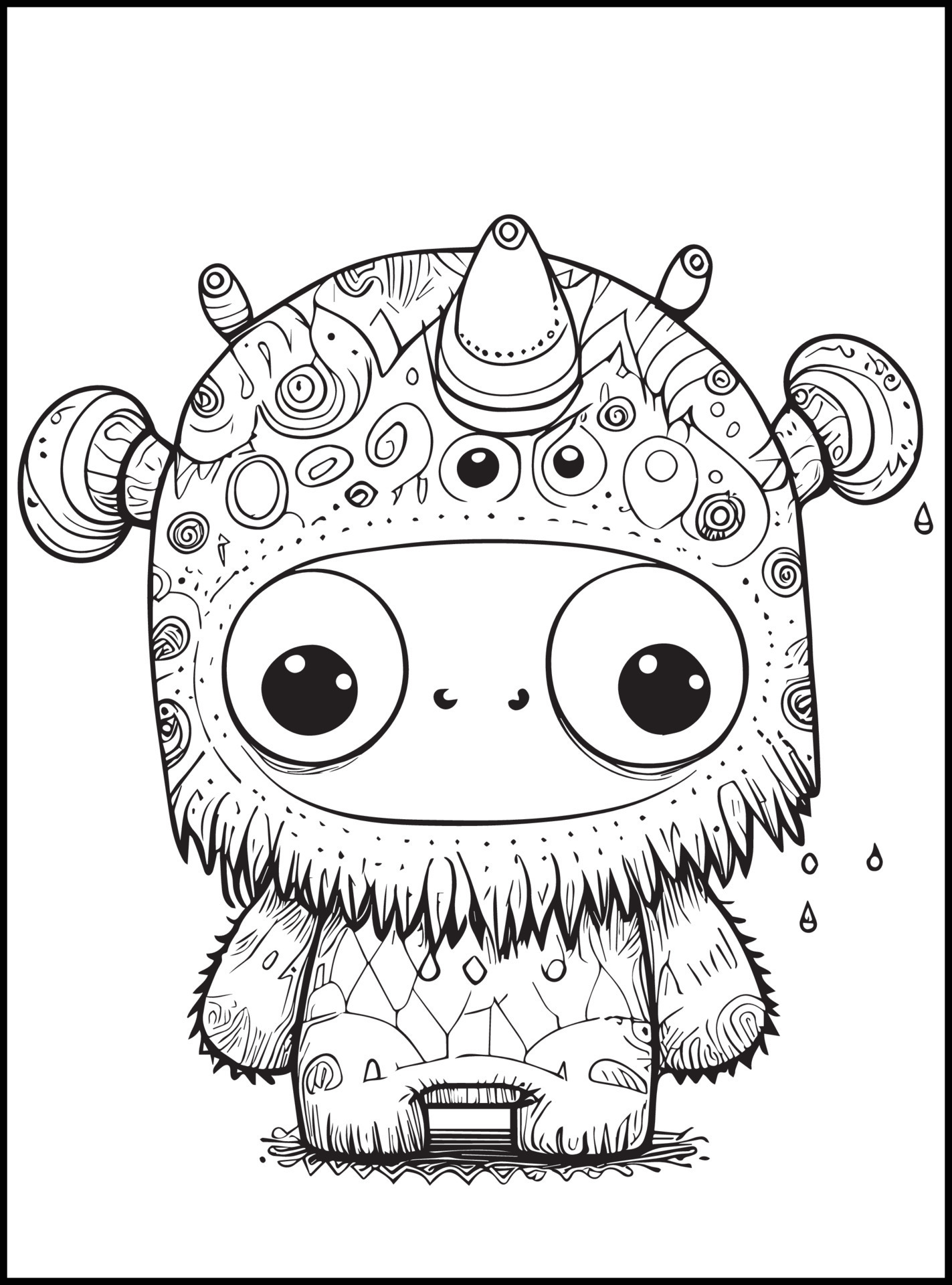 199+ Monsters Coloring Pages 92