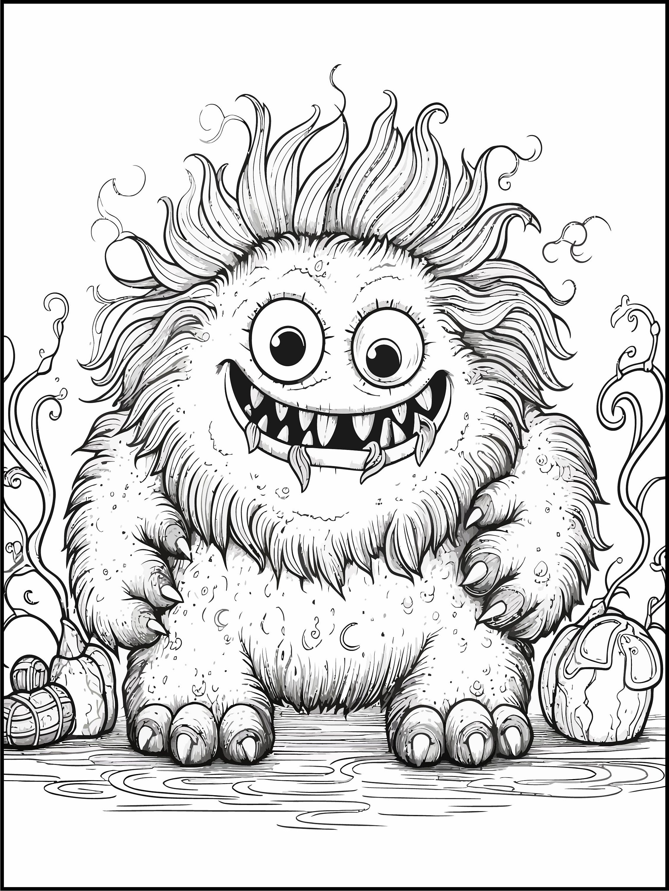 199+ Monsters Coloring Pages 94