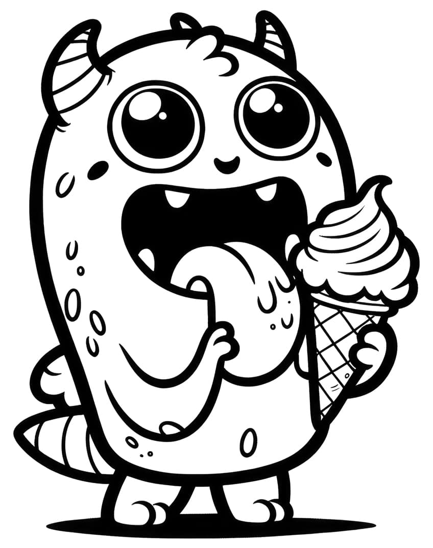 199+ Monsters Coloring Pages 96