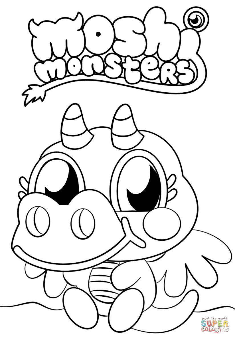 199+ Monsters Coloring Pages 97