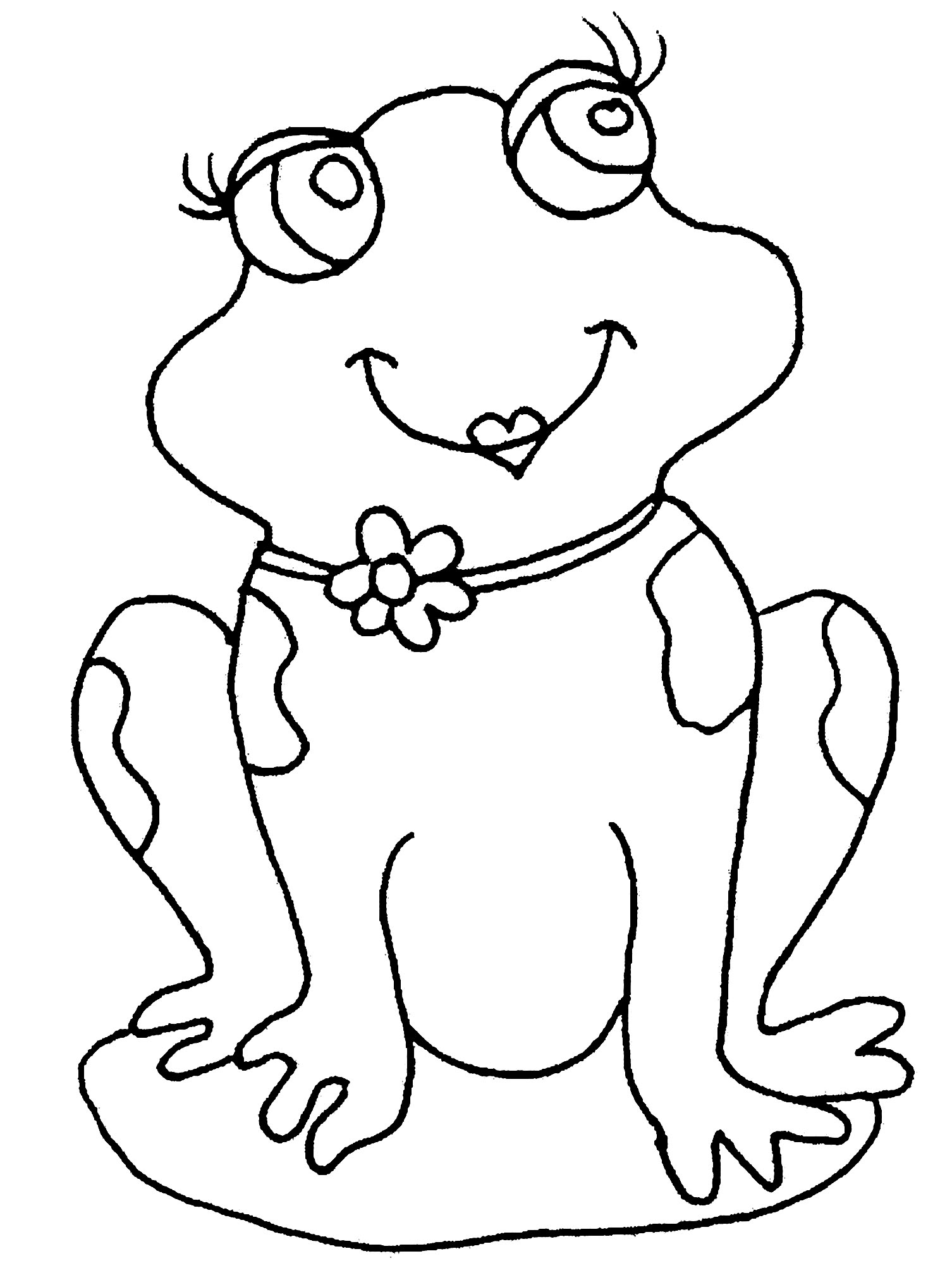 200+ Frog Coloring Pages 114