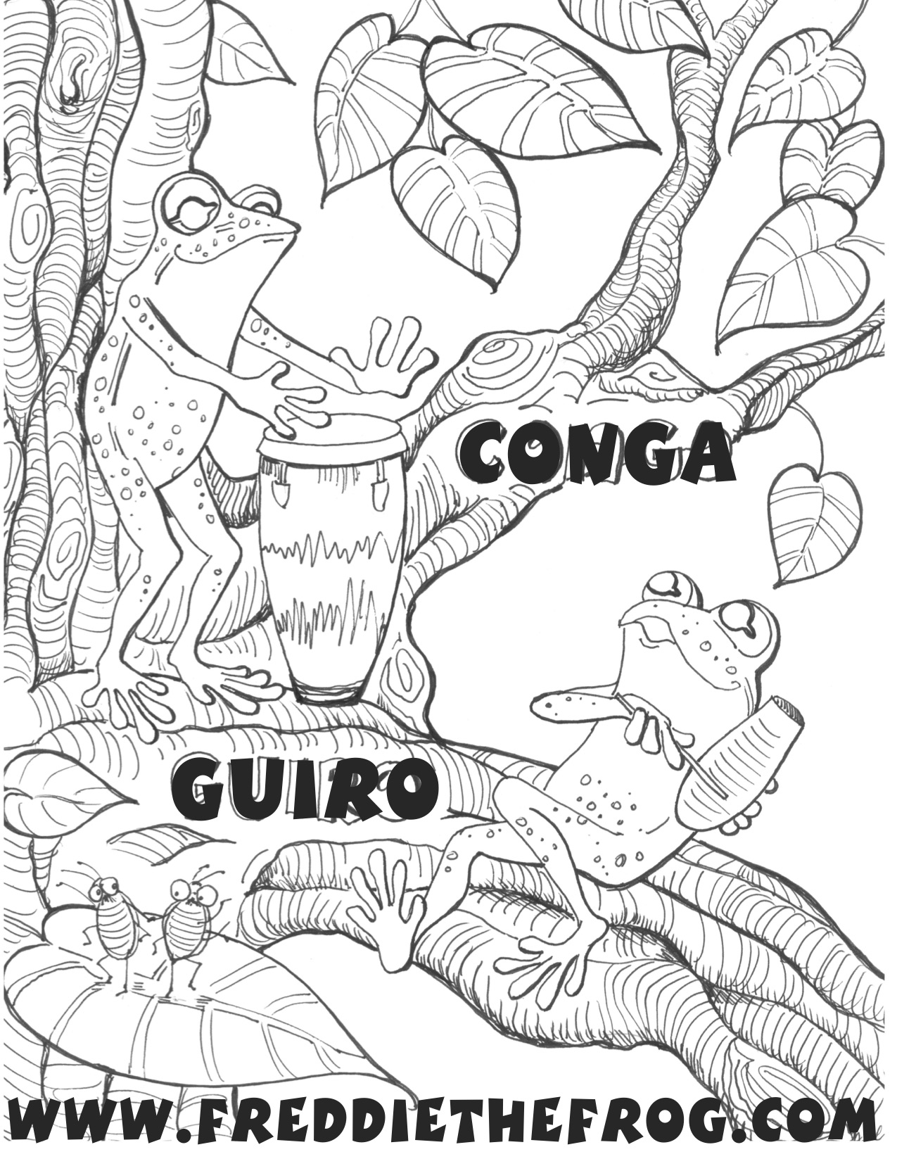 200+ Frog Coloring Pages 115