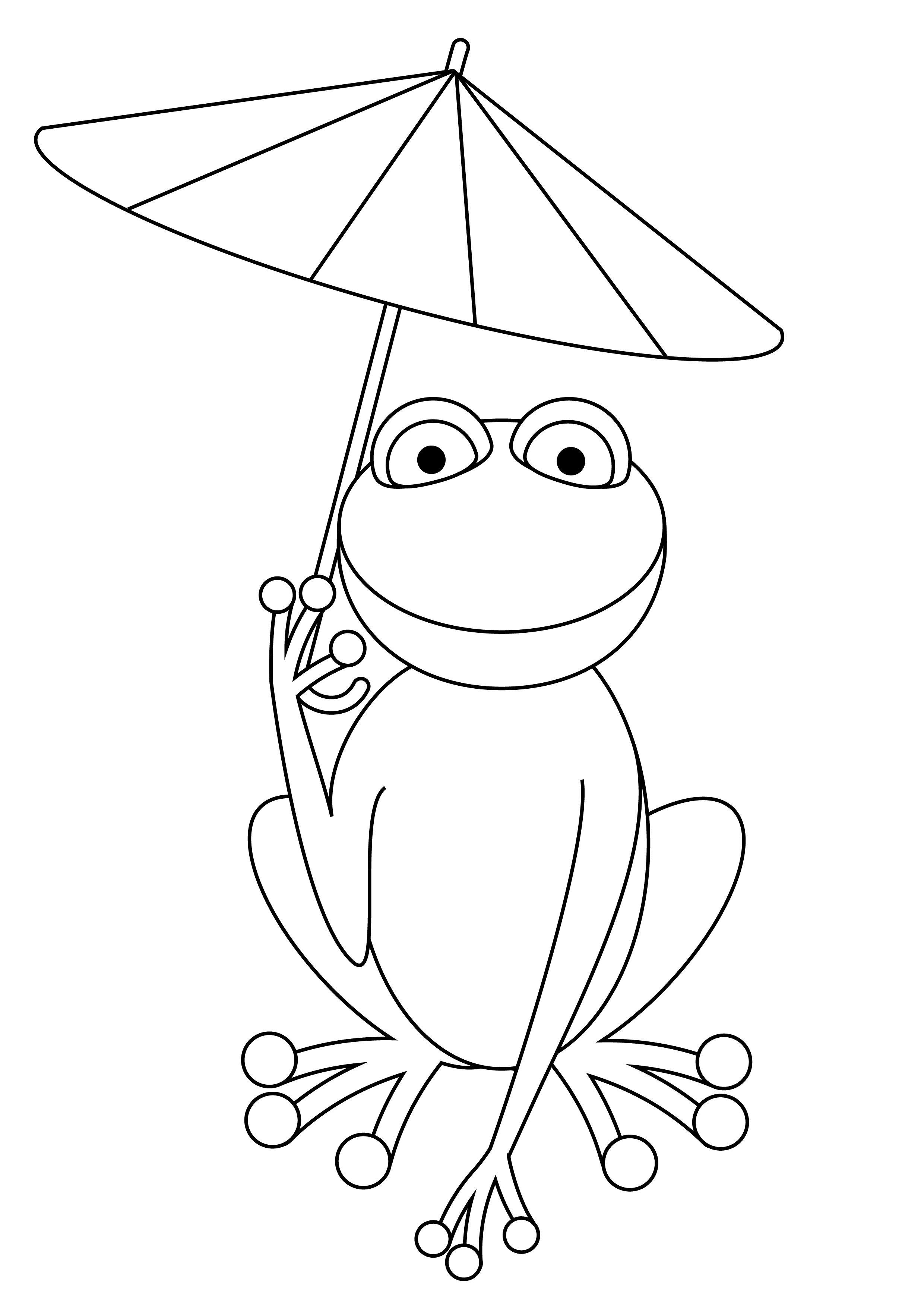 200+ Frog Coloring Pages 136