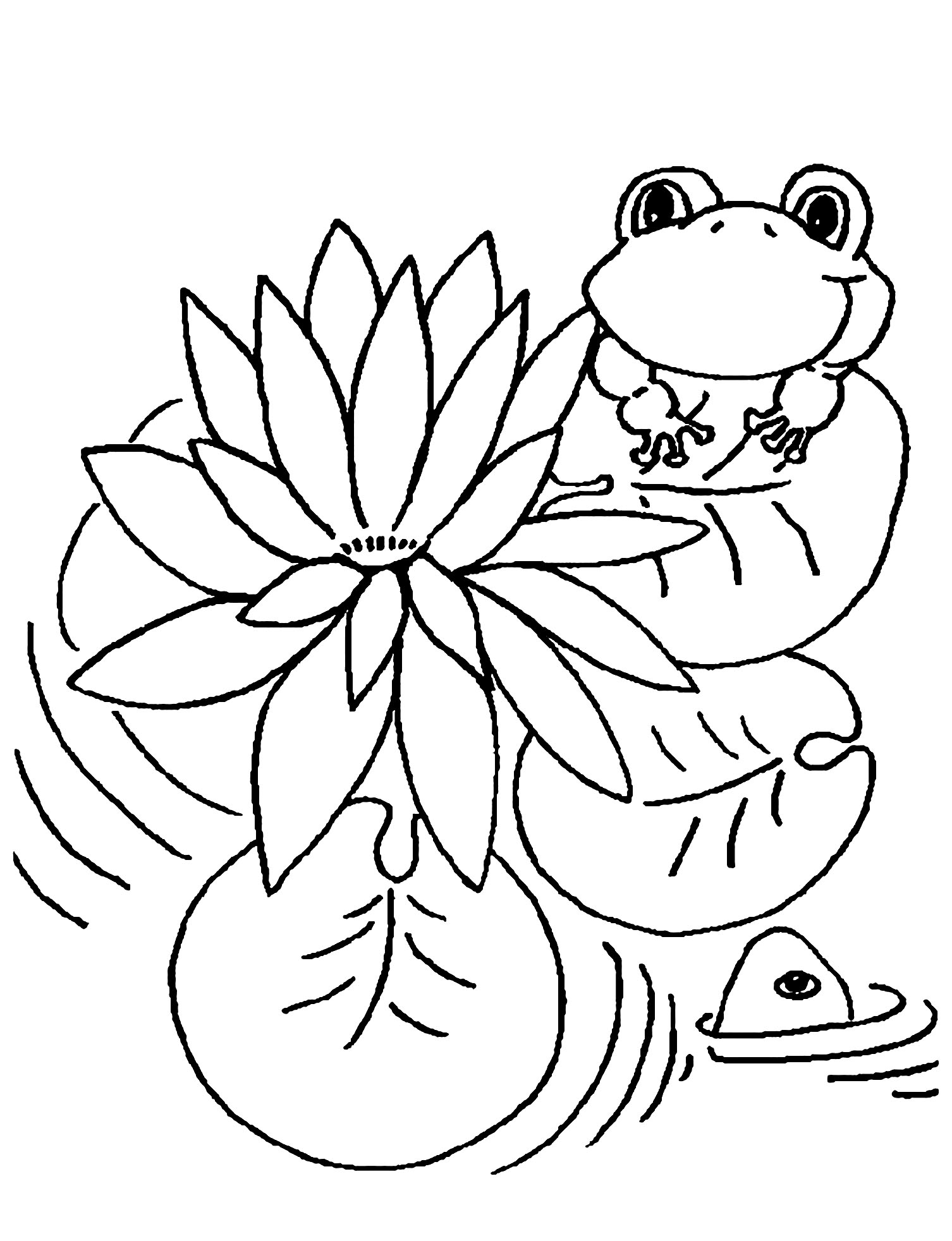 200+ Frog Coloring Pages 15