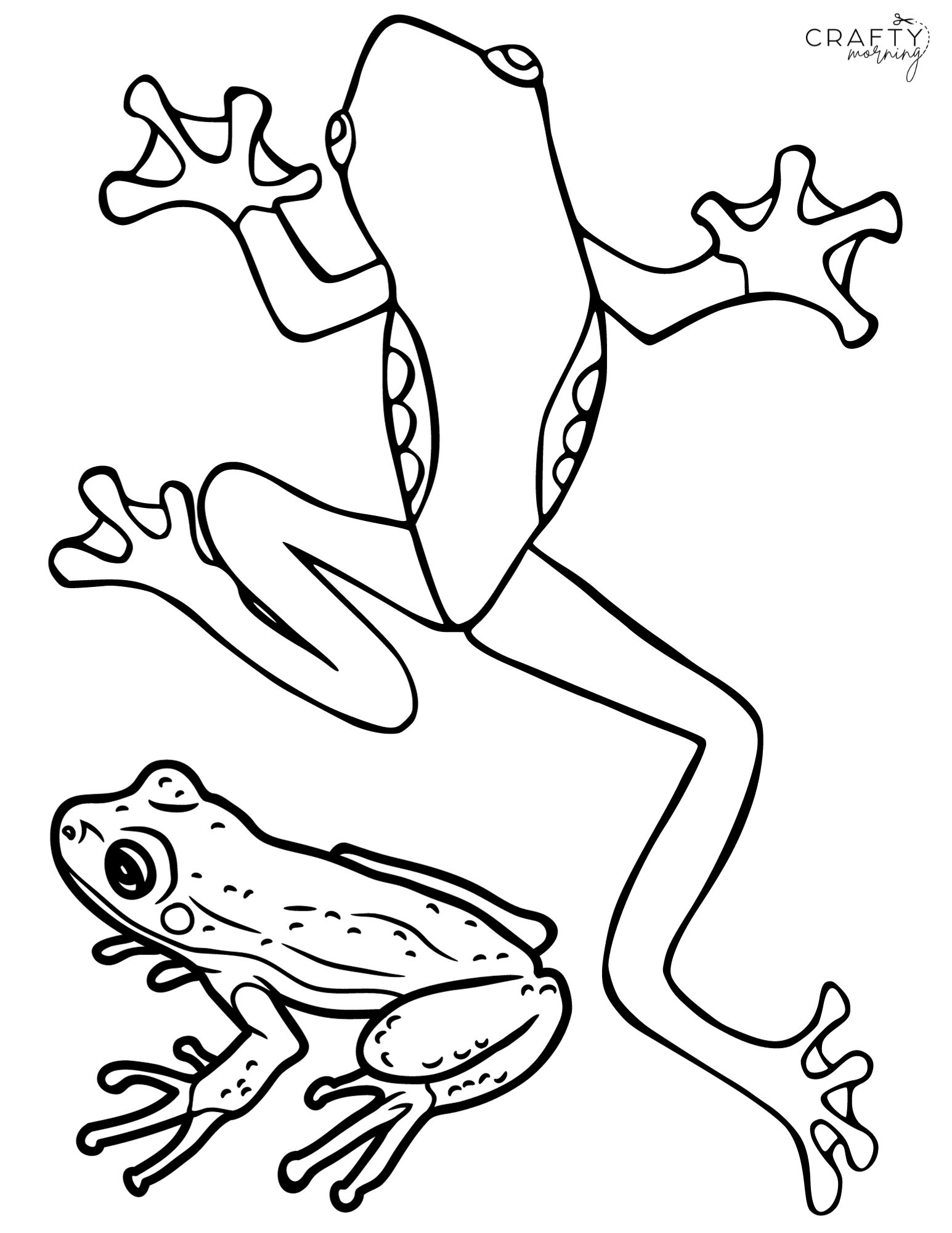 200+ Frog Coloring Pages 16