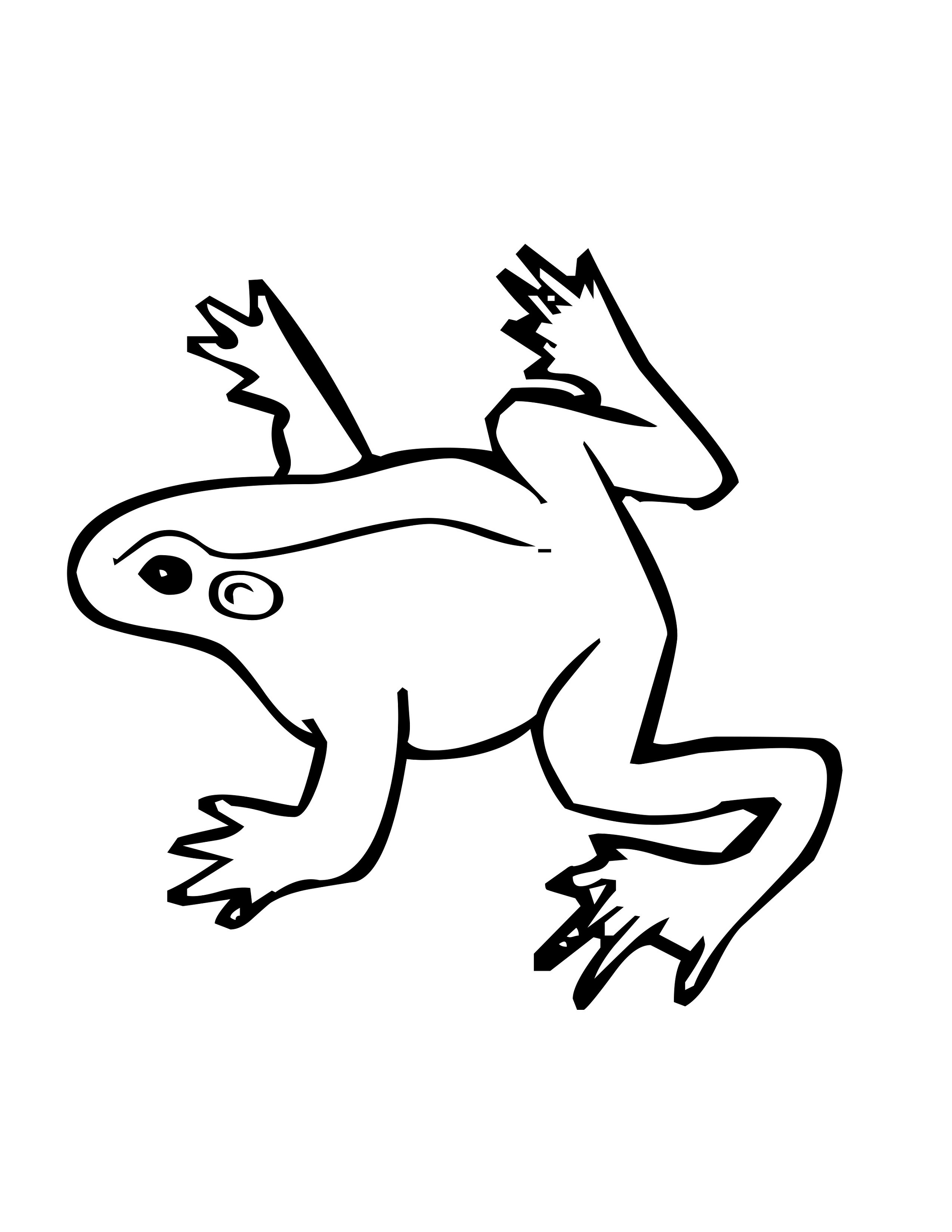 200+ Frog Coloring Pages 17