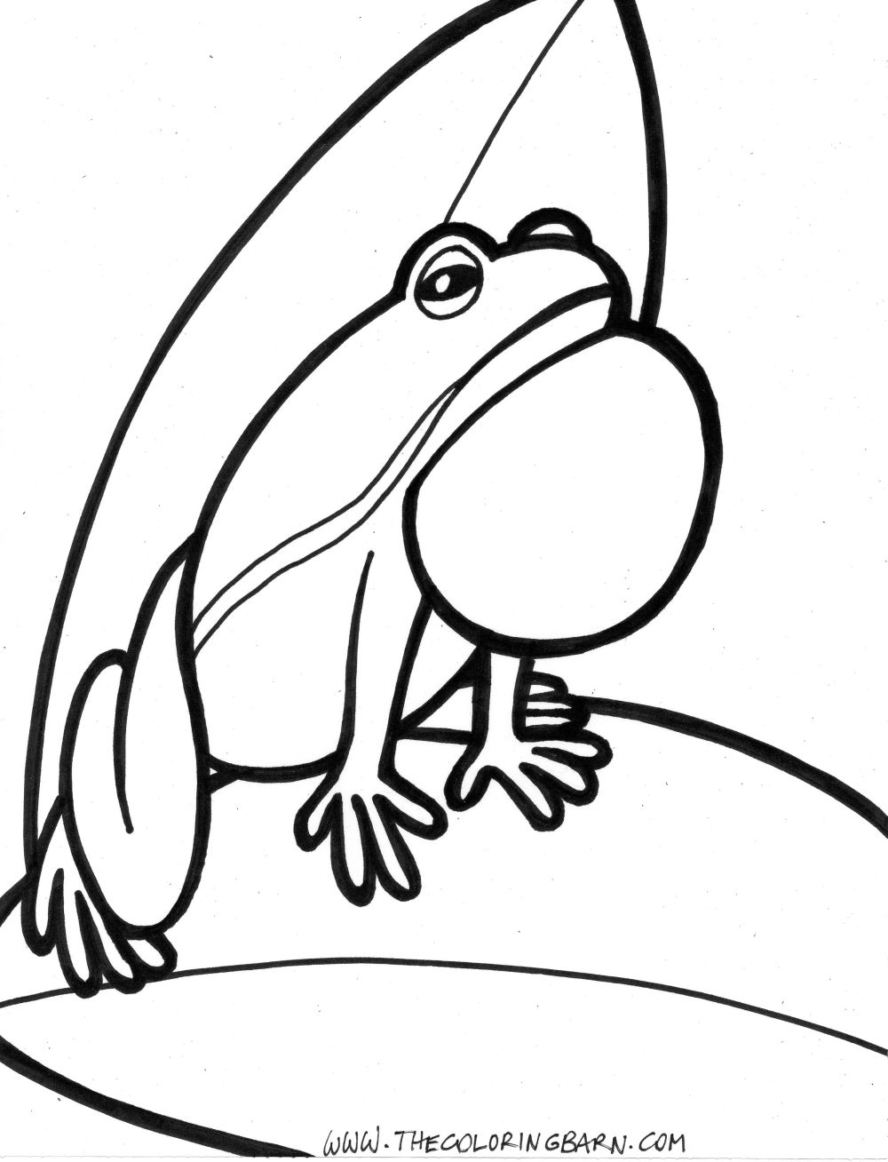 200+ Frog Coloring Pages 18