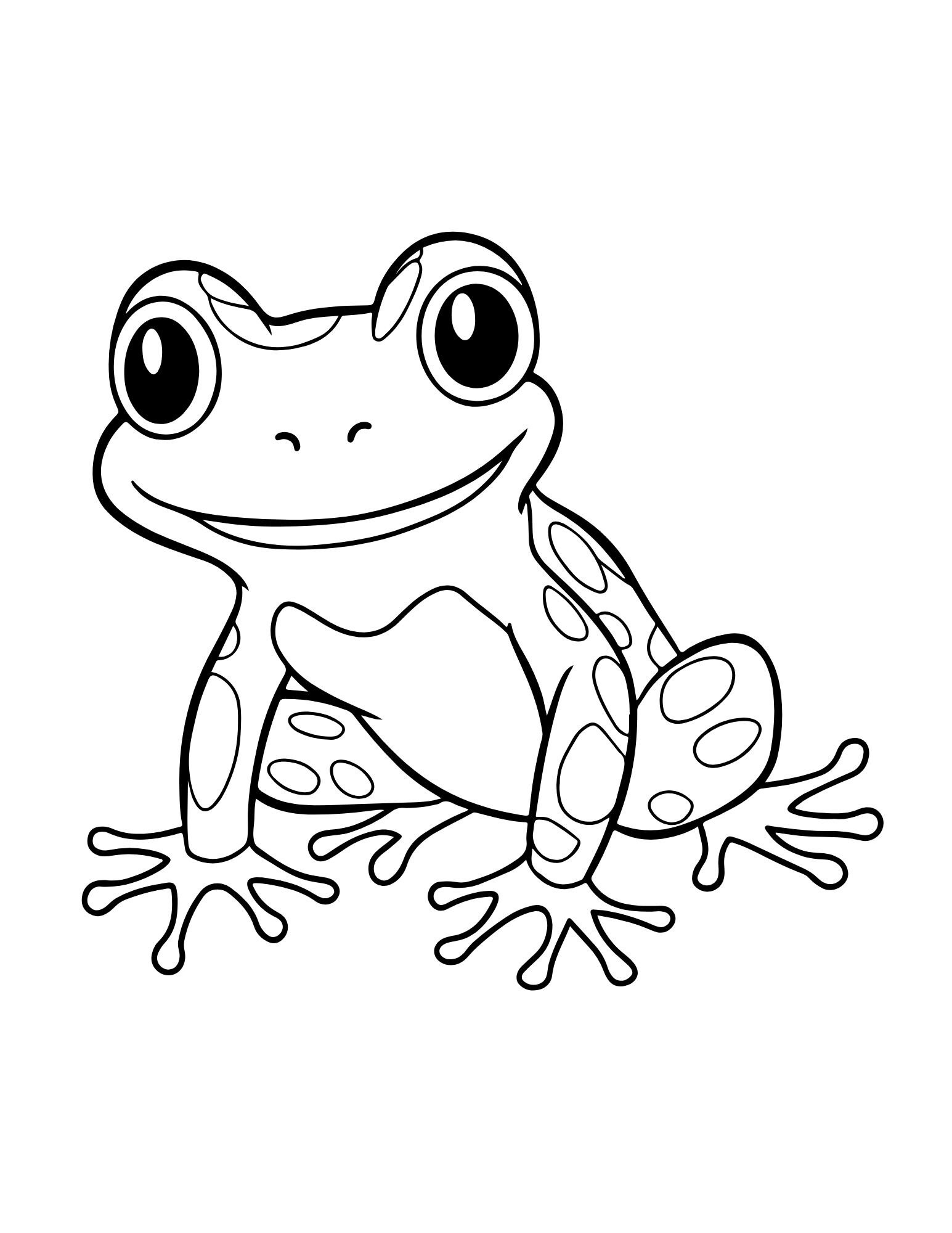 200+ Frog Coloring Pages 197