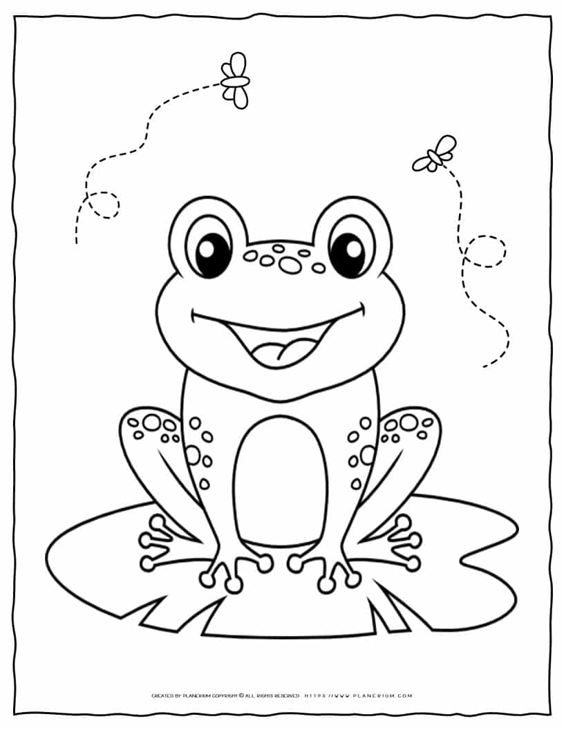 200+ Frog Coloring Pages 24