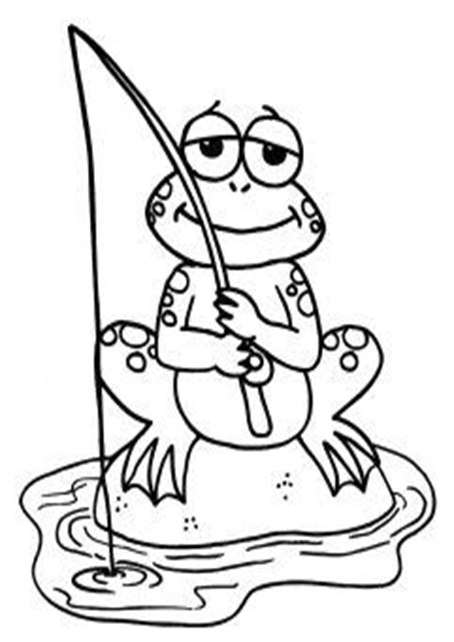 200+ Frog Coloring Pages 35