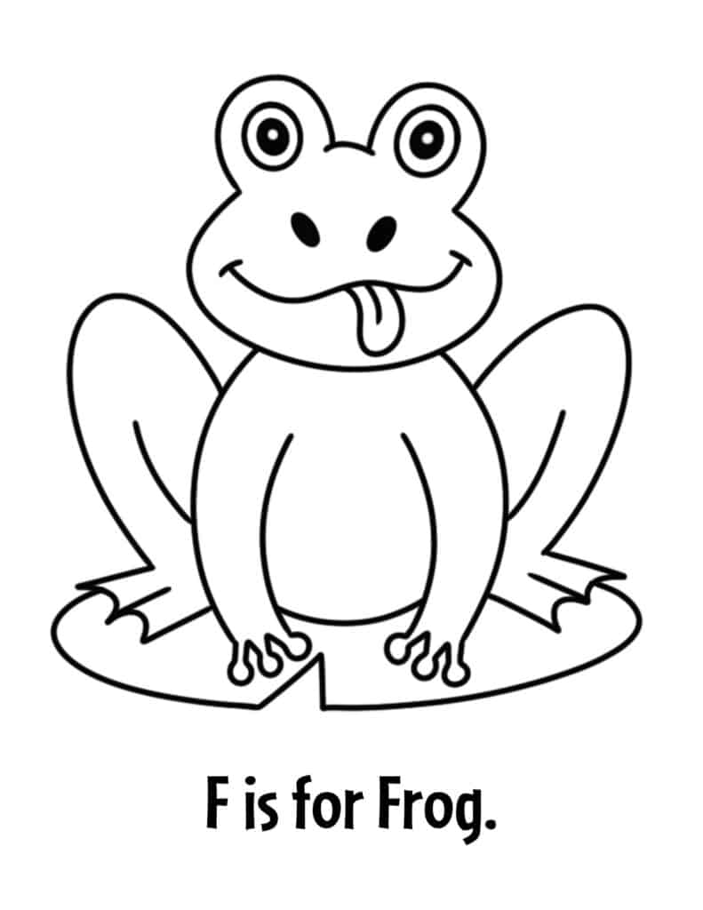 200+ Frog Coloring Pages 44