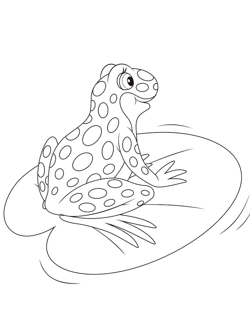 200+ Frog Coloring Pages 45