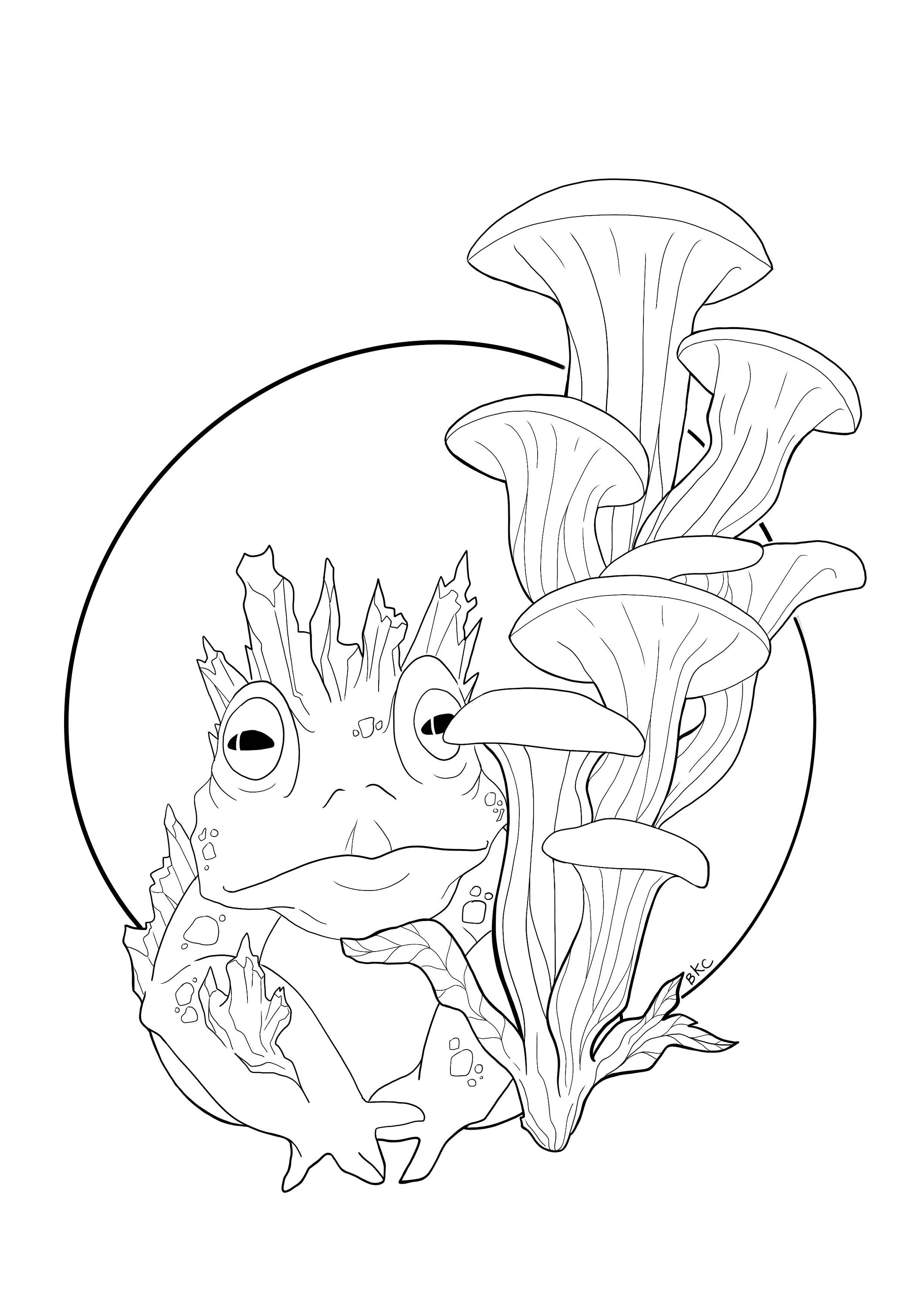 200+ Frog Coloring Pages 51