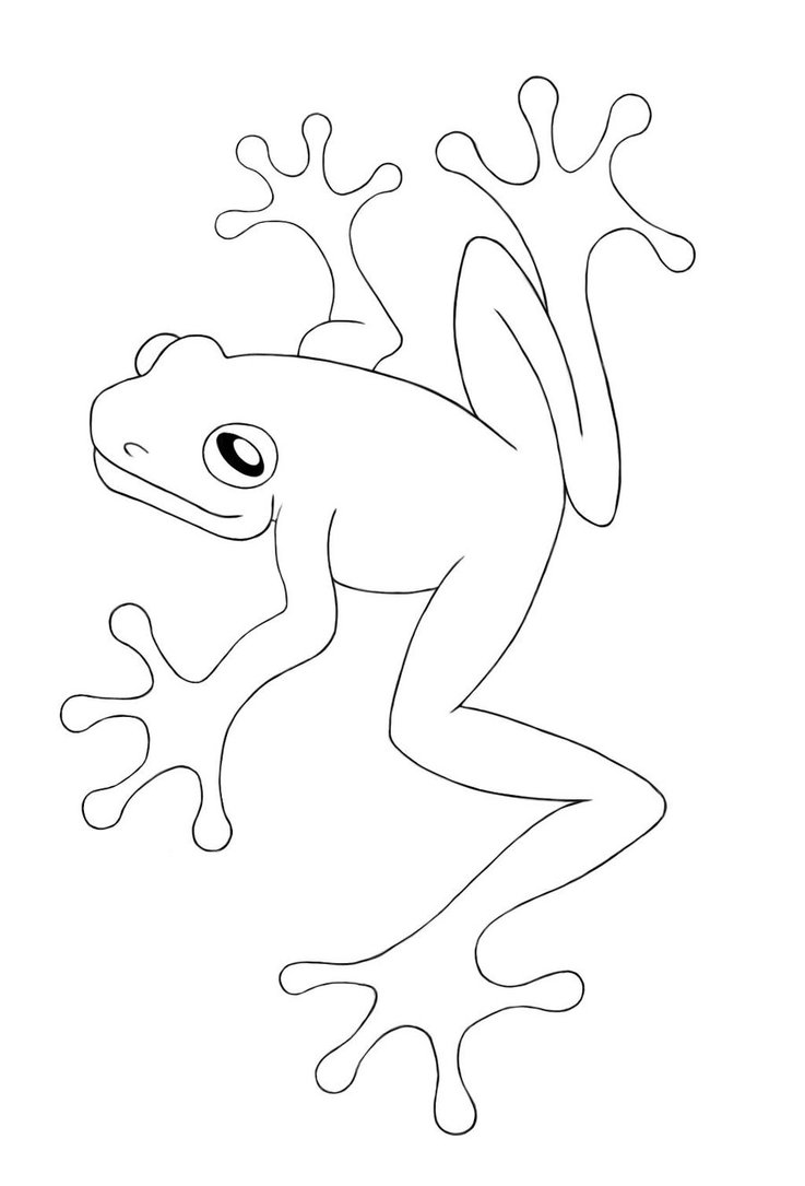 200+ Frog Coloring Pages 60