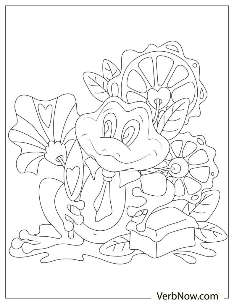 200+ Frog Coloring Pages 66