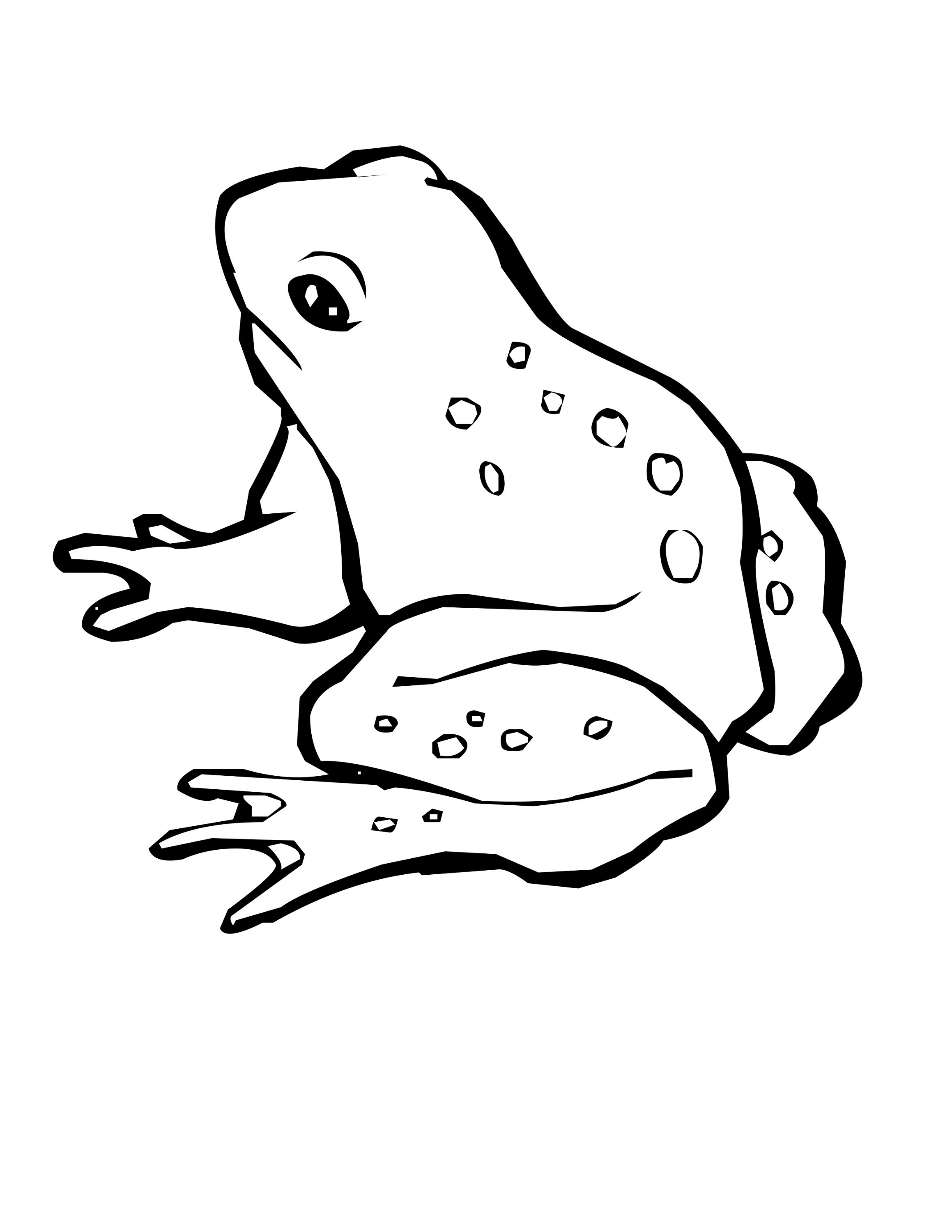 200+ Frog Coloring Pages 69