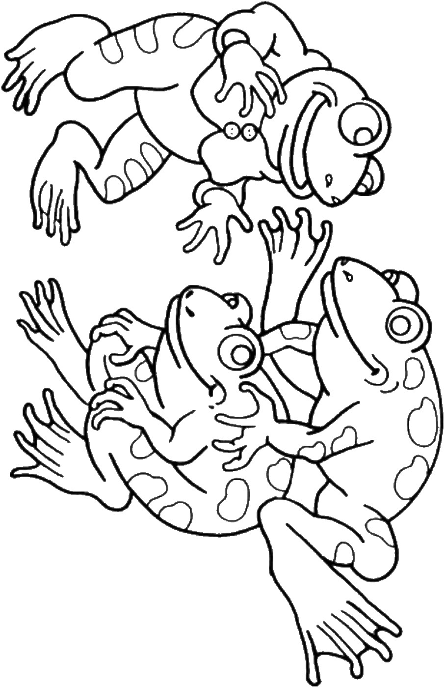 200+ Frog Coloring Pages 79