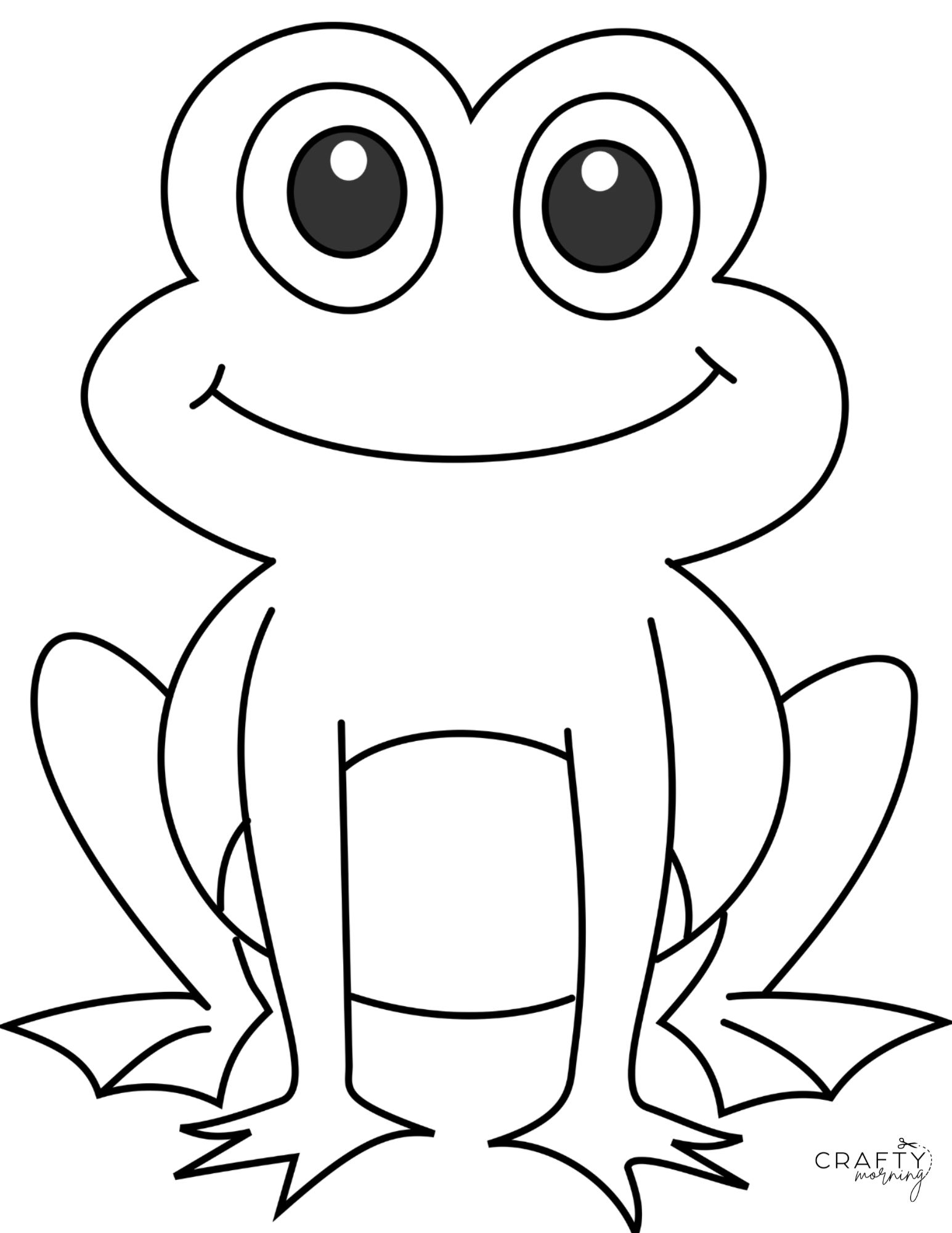 200+ Frog Coloring Pages 83