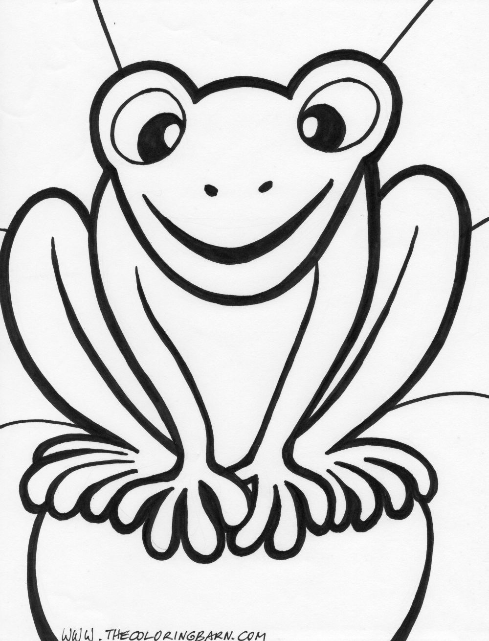 200+ Frog Coloring Pages 88