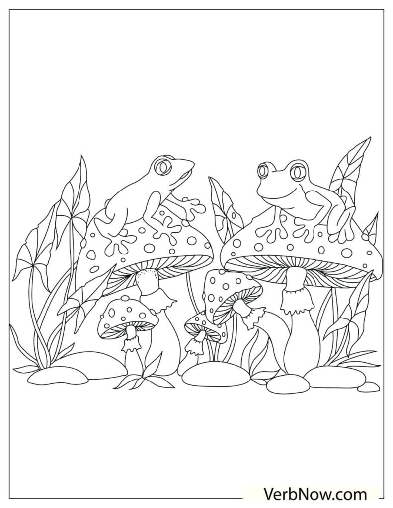 200+ Frog Coloring Pages 90