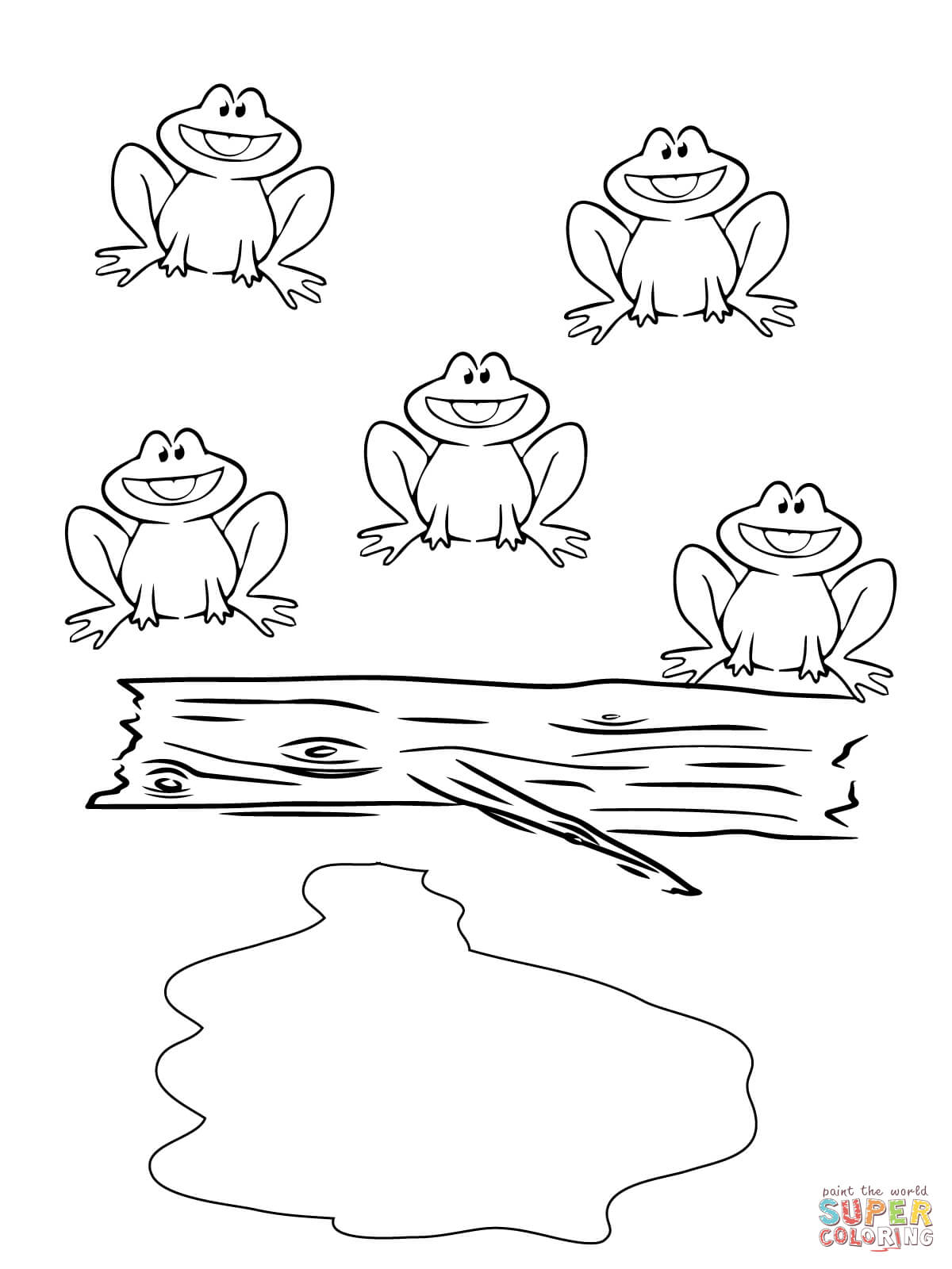 200+ Frog Coloring Pages 97