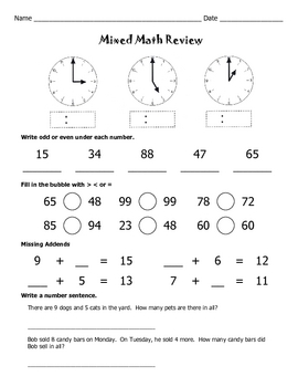 3rd Graders Math Worksheets FREE Printable 106