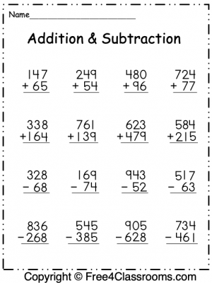 3rd Graders Math Worksheets FREE Printable 118