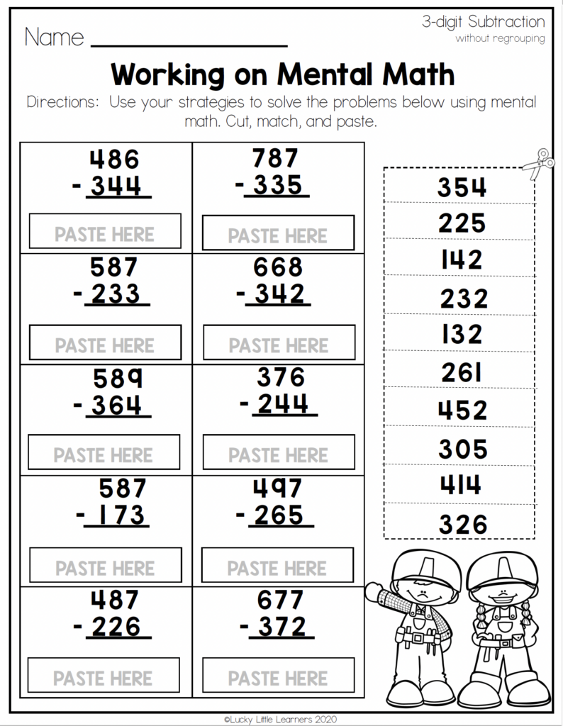 3rd Graders Math Worksheets FREE Printable 150