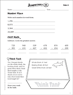 3rd Graders Math Worksheets FREE Printable 160