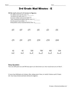 3rd Graders Math Worksheets FREE Printable 162