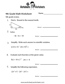 3rd Graders Math Worksheets FREE Printable 30