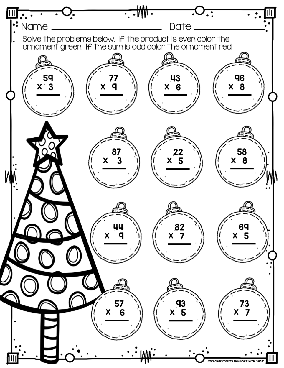 3rd Graders Math Worksheets FREE Printable 47