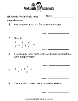 3rd Graders Math Worksheets FREE Printable 51