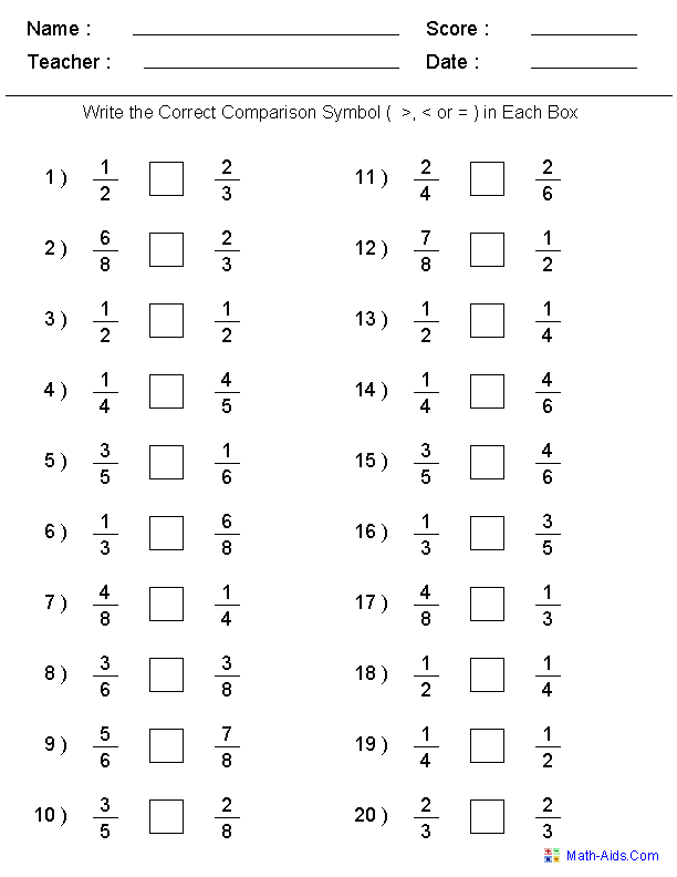 3rd Graders Math Worksheets FREE Printable 77