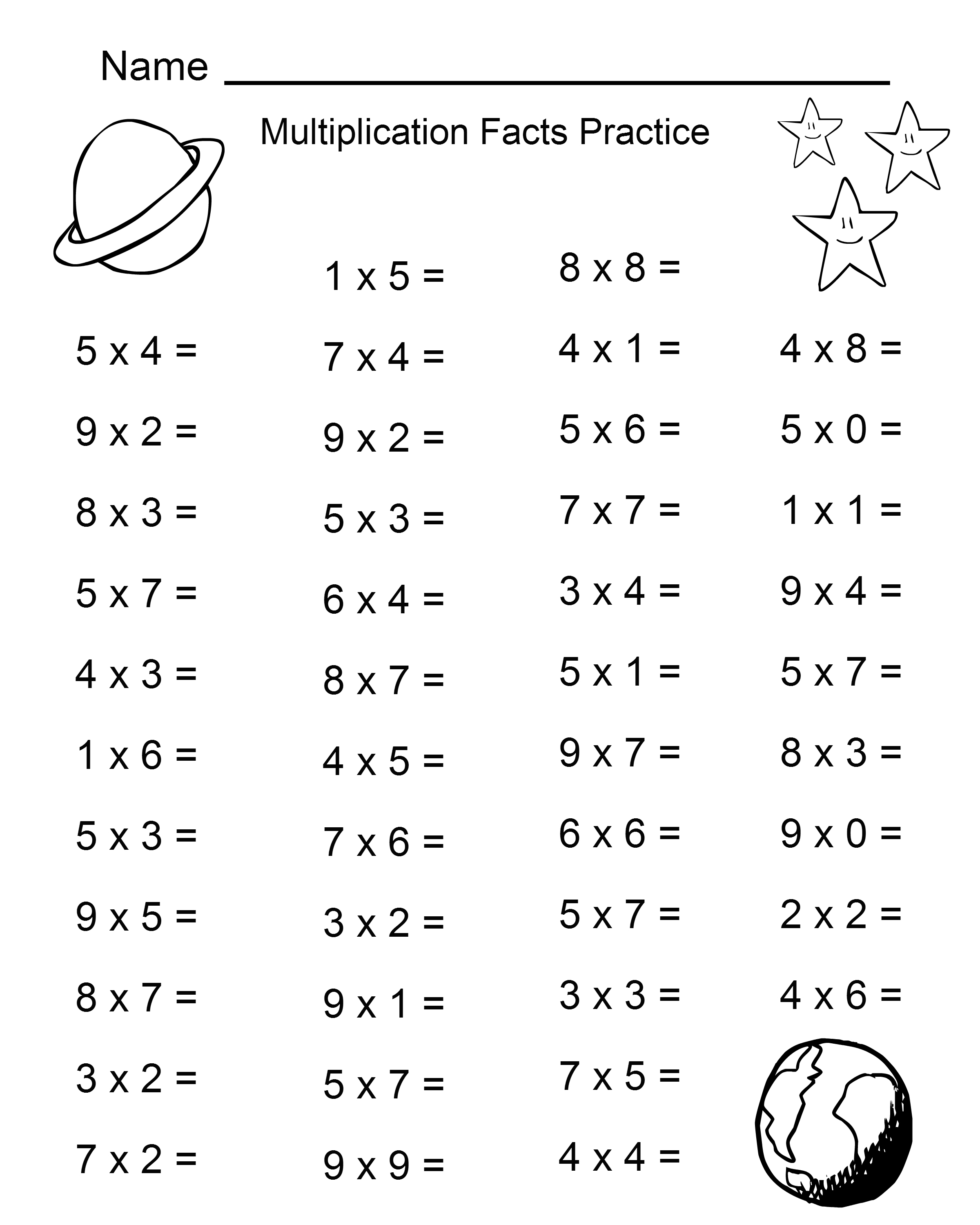 3rd Graders Math Worksheets FREE Printable 88