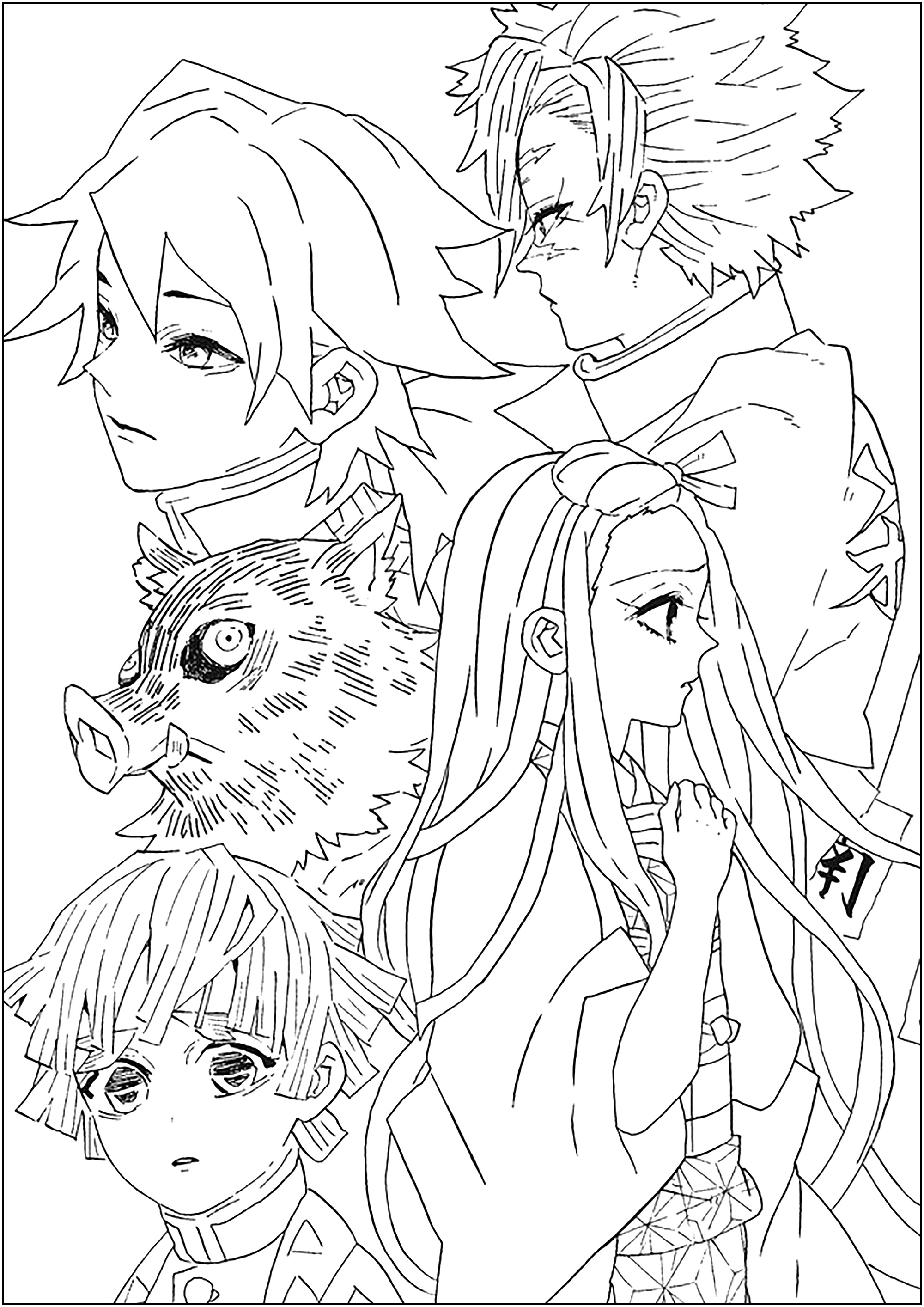 82 Nezuko Coloring Pages: Demon Slayer Fans' Favorites 35