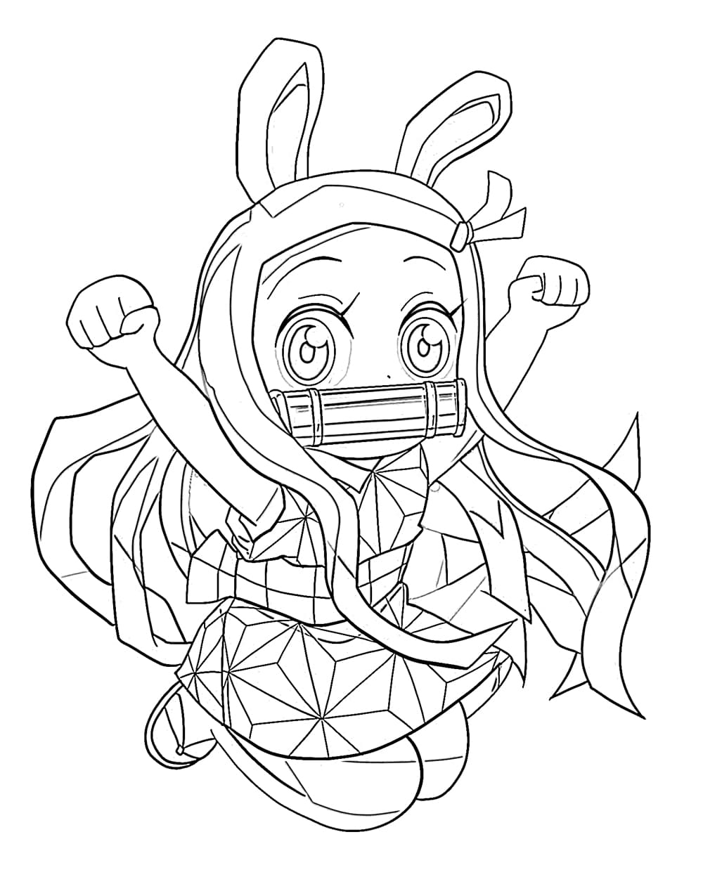 82 Nezuko Coloring Pages: Demon Slayer Fans' Favorites 40