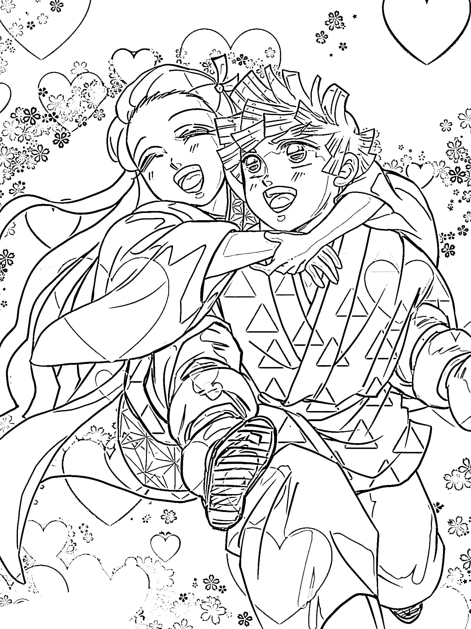 82 Nezuko Coloring Pages: Demon Slayer Fans' Favorites 41