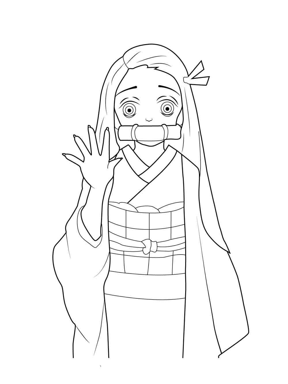 82 Nezuko Coloring Pages: Demon Slayer Fans' Favorites 53