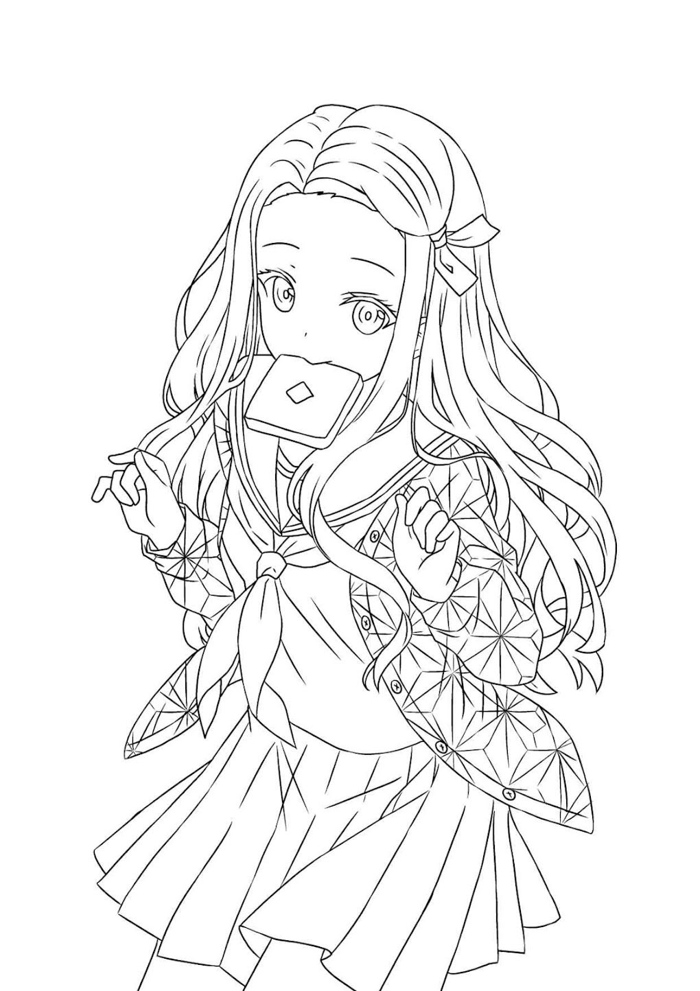 82 Nezuko Coloring Pages: Demon Slayer Fans' Favorites 68